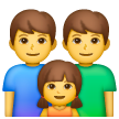 Family: Man, Man, Girl on Samsung