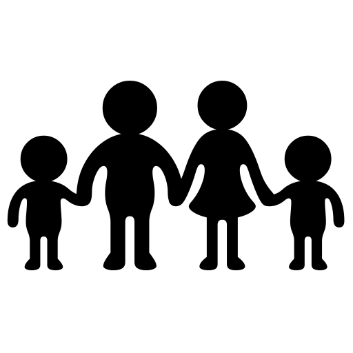Family: Man, Woman, Boy, Boy on Noto Emoji