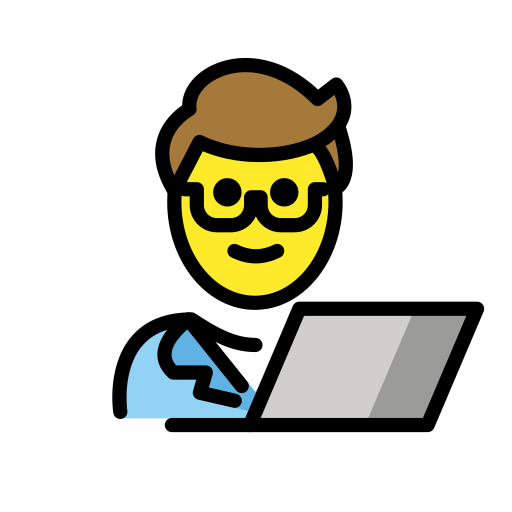 Man Technologist on OpenMoji