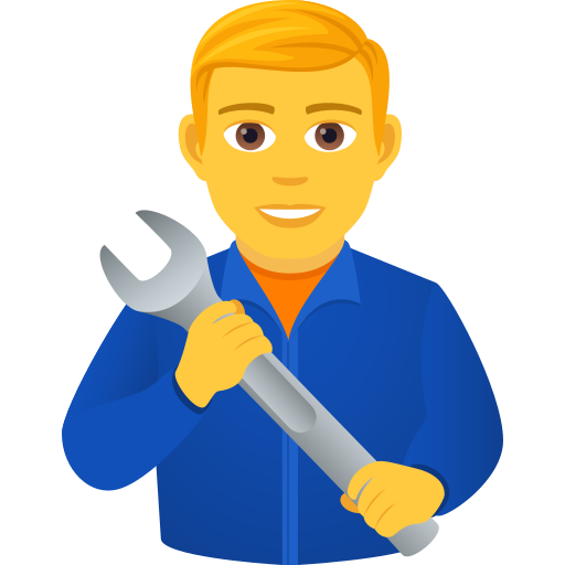 Man Mechanic on JoyPixels