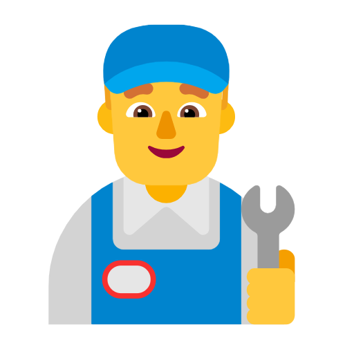 Man Mechanic on Microsoft Fluent