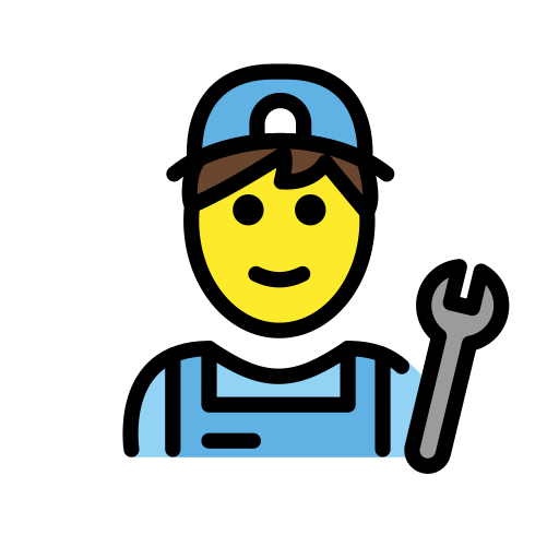 Man Mechanic on OpenMoji