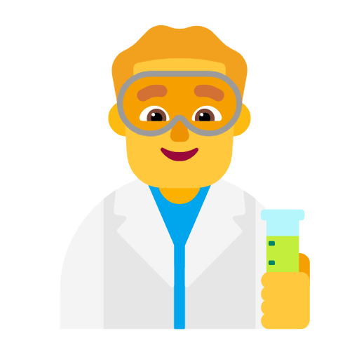 Man Scientist on Microsoft Fluent