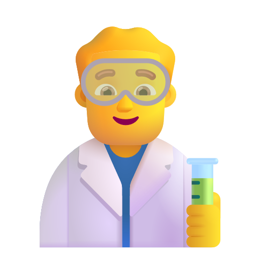 Man Scientist on Microsoft 3D