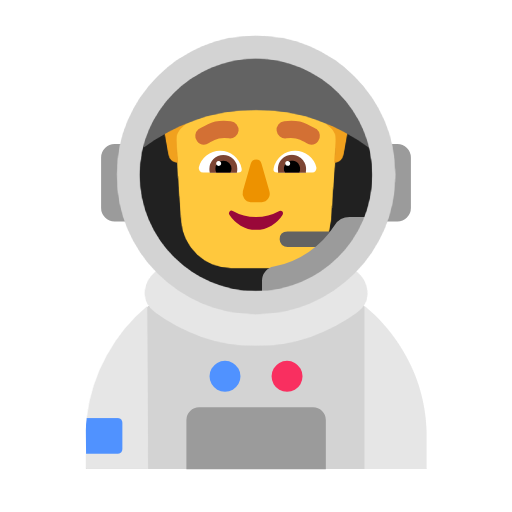 Man Astronaut on Microsoft Fluent