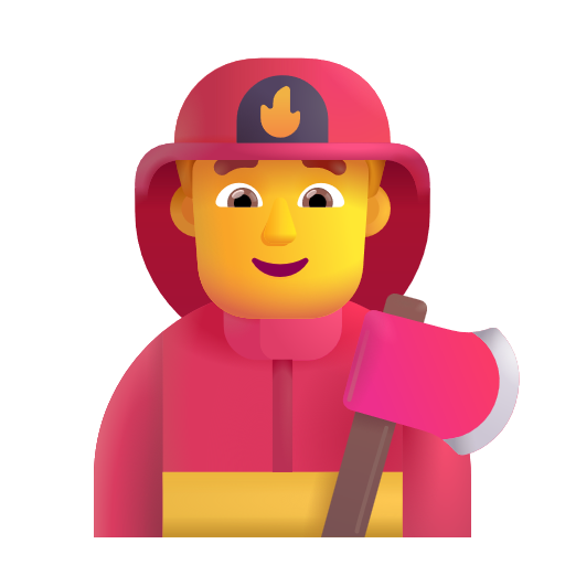 Man Firefighter on Microsoft 3D