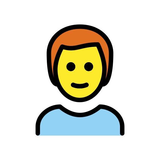 Man: Red Hair on OpenMoji