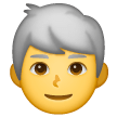 Man: White Hair on Samsung