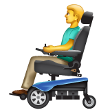 Man In Motorized Wheelchair on WhatsApp
