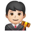 Man Judge: Light Skin Tone on Samsung