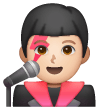 Man Singer: Light Skin Tone on Samsung