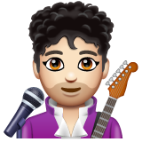 Man Singer: Light Skin Tone on WhatsApp