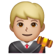 Man Judge: Medium-Light Skin Tone on Samsung