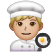 Man Cook: Medium-Light Skin Tone on Samsung