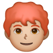 Man: Red Hair: Medium-Light Skin Tone on Samsung