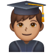 Man Student: Medium Skin Tone on Samsung