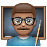 Man Teacher: Medium Skin Tone on WhatsApp