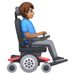 Man In Motorized Wheelchair Facing Right: Medium Skin Tone on Samsung