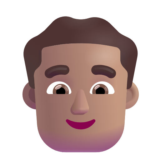 Man: Medium Skin Tone on Microsoft 3D