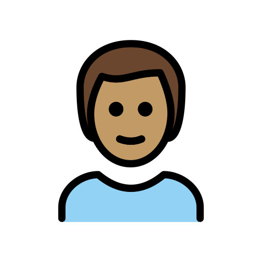 Man: Medium Skin Tone on OpenMoji