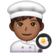 Man Cook: Medium-Dark Skin Tone on Samsung