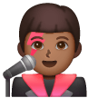 Man Singer: Medium-Dark Skin Tone on Samsung