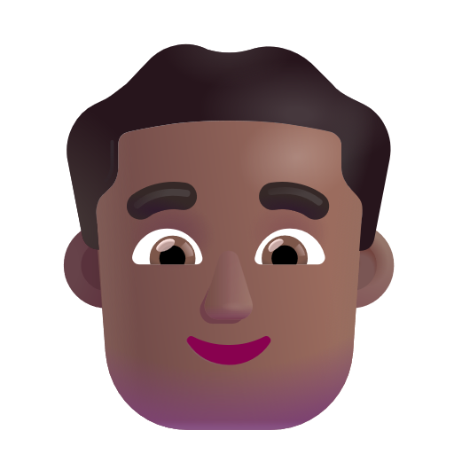 Man: Medium-Dark Skin Tone on Microsoft 3D