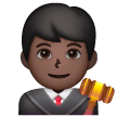 Man Judge: Dark Skin Tone on Samsung