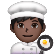 Man Cook: Dark Skin Tone on Samsung