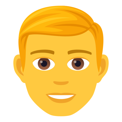 Man on JoyPixels