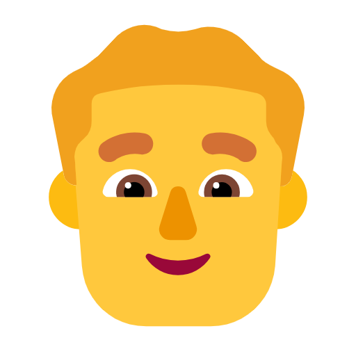 Man on Microsoft Fluent