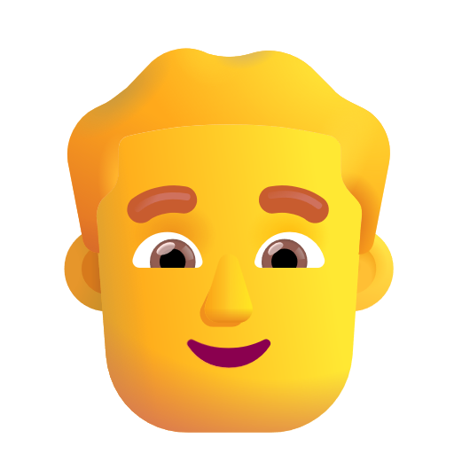 Man on Microsoft 3D