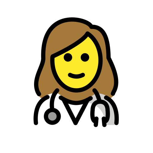 Woman Health Worker on OpenMoji
