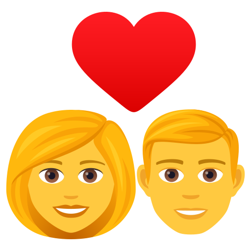 Couple With Heart: Woman, Man on JoyPixels