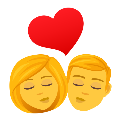 Kiss: Woman, Man on JoyPixels