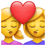 Kiss: Woman, Woman on WhatsApp