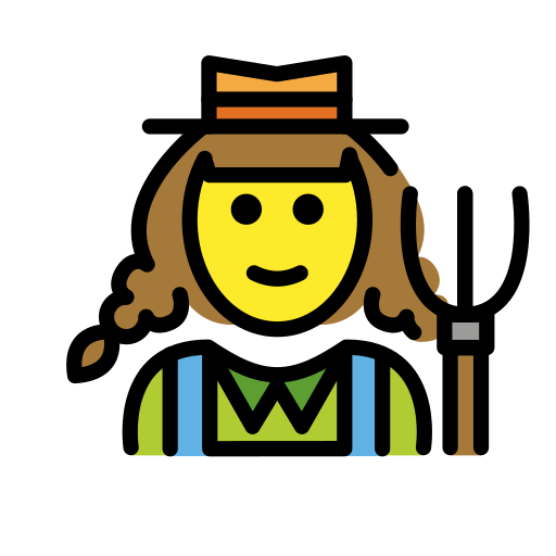 Woman Farmer on OpenMoji