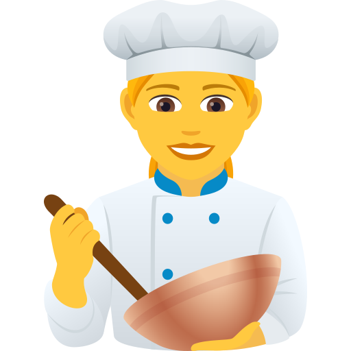 Woman Cook on JoyPixels