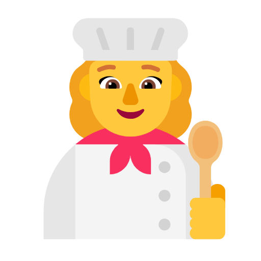 Woman Cook on Microsoft Fluent