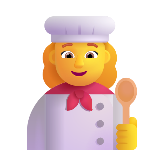 Woman Cook on Microsoft 3D