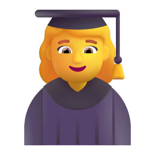 Woman Student on Microsoft 3D