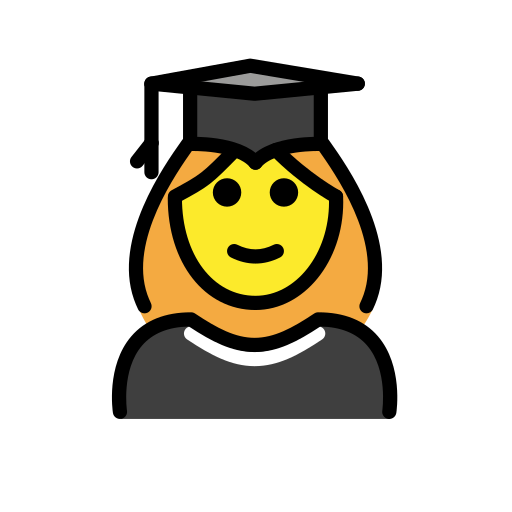 Woman Student on OpenMoji