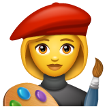 Woman Artist on WhatsApp