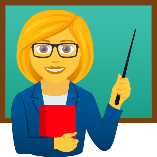 Woman Teacher on JoyPixels