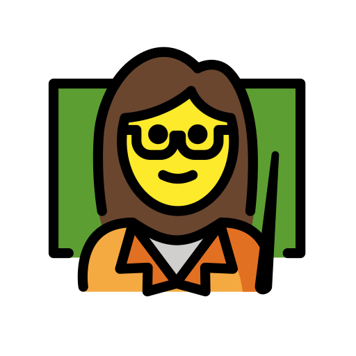 Woman Teacher on OpenMoji