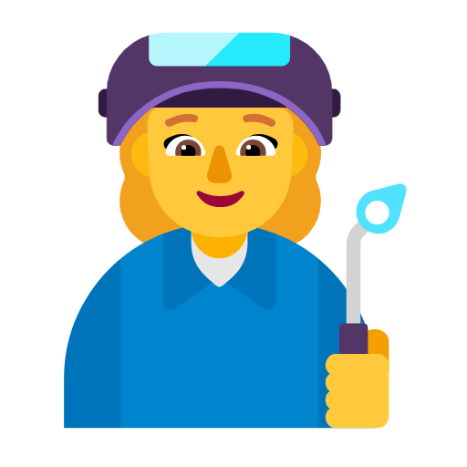 Woman Factory Worker on Microsoft Fluent