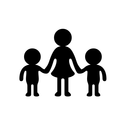 Family: Woman, Boy, Boy on Noto Emoji