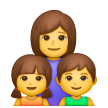 Family: Woman, Girl, Boy on Samsung