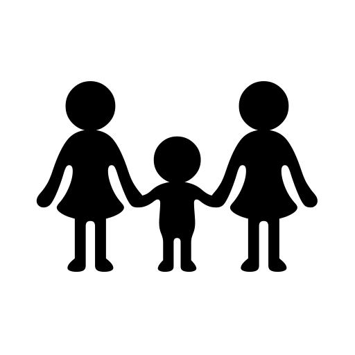 Family: Woman, Woman, Boy on Noto Emoji