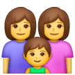 Family: Woman, Woman, Boy on Samsung